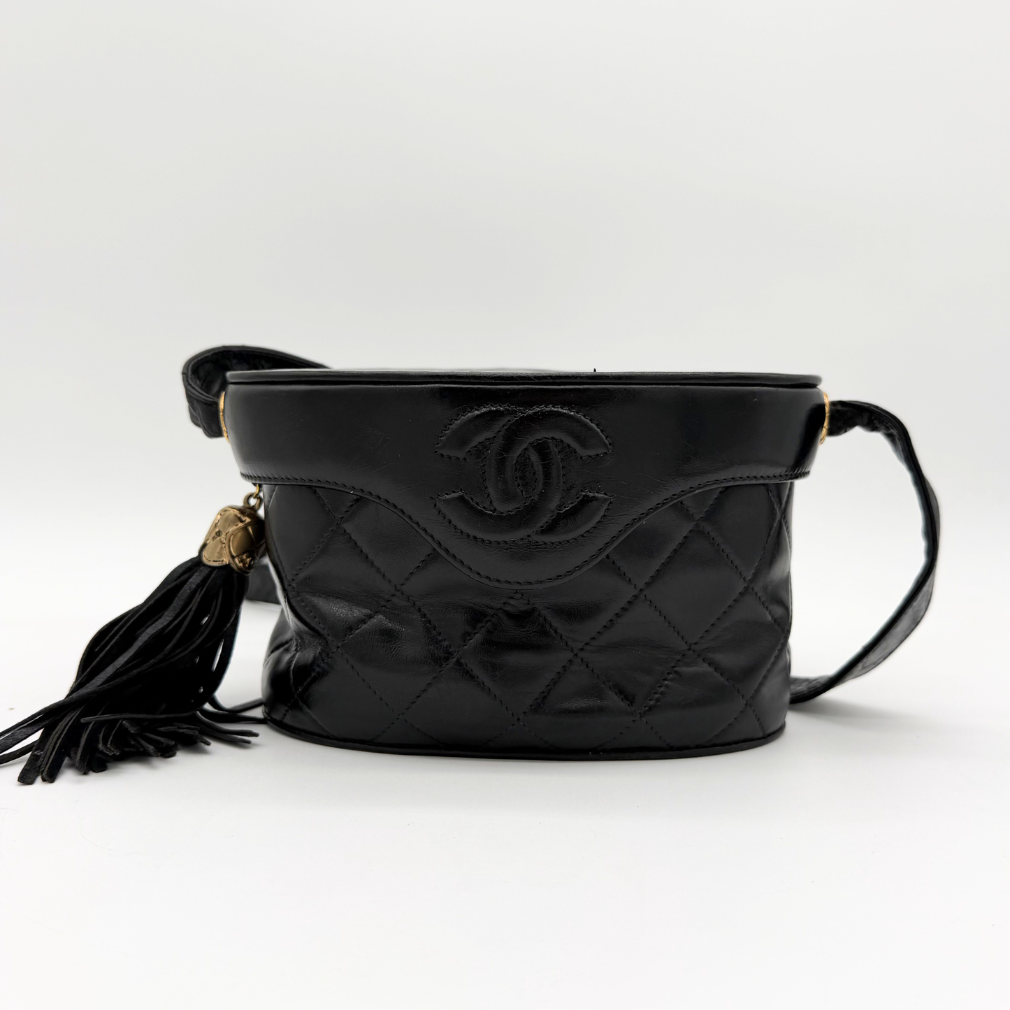 Chanel – Vanity Vintage Cuir Noir