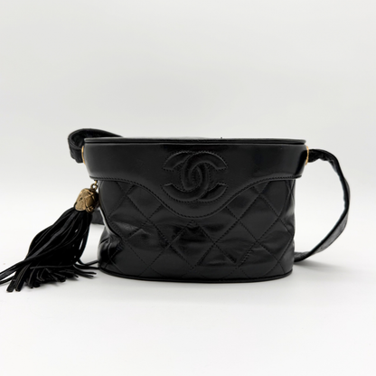 Chanel – Vanity Vintage Cuir Noir