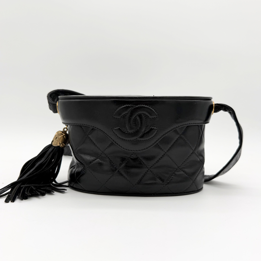 Chanel – Vanity Vintage Cuir Noir