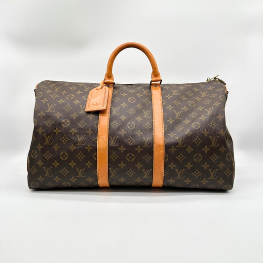Louis Vuitton Keepall Bandoulière 50 – Sac de Voyage en Toile