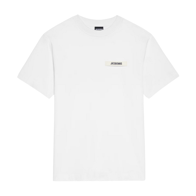 Jacquemus Le T-Shirt Gros Grain Blanc
