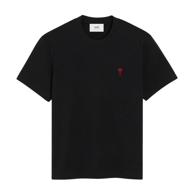 Ami Paris T-shirt Ami de Coeur Noir/Rouge