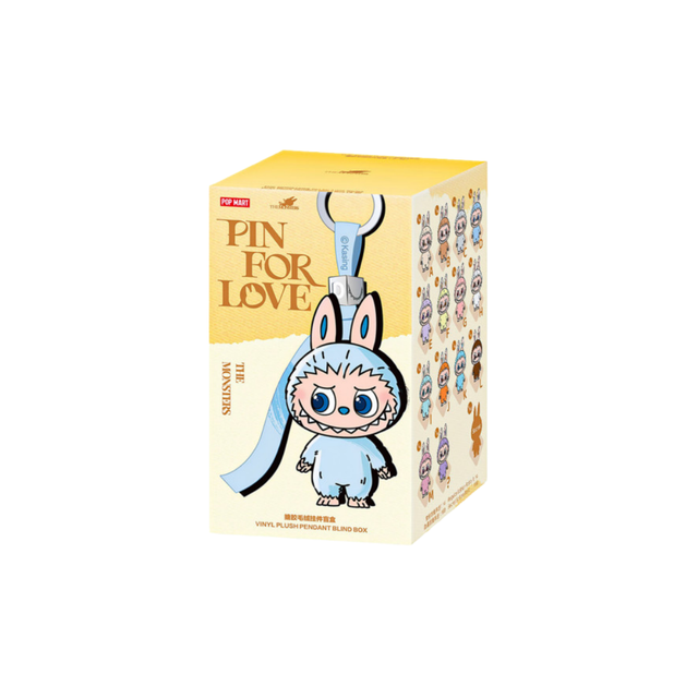 Pop Mart Labubu The Monsters Pin for Love Series Vinyl Plush Pendant (A-M) Sealed Case