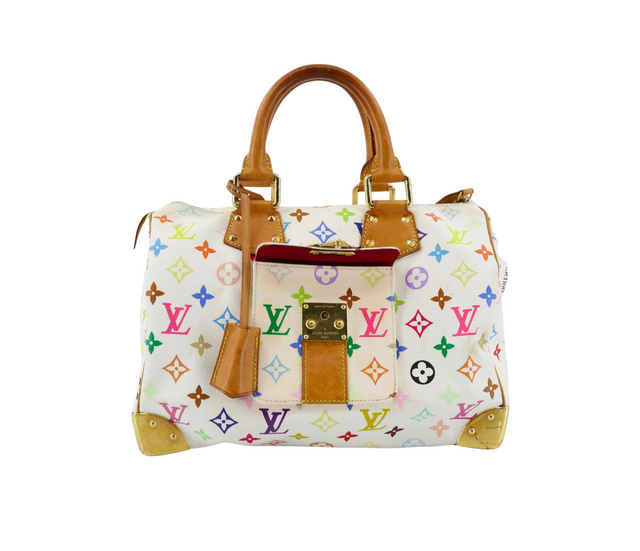 Louis Vuitton x Murakami – Speedy 30 Monogram Multicolore Blanc