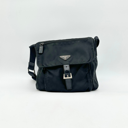 Prada – Sac bandoulière Nylon Noir