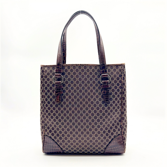 Céline – Cabas Jacquard Marrone
