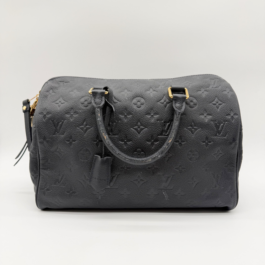 Louis Vuitton – Speedy 30 Empreinte Bleu Marine