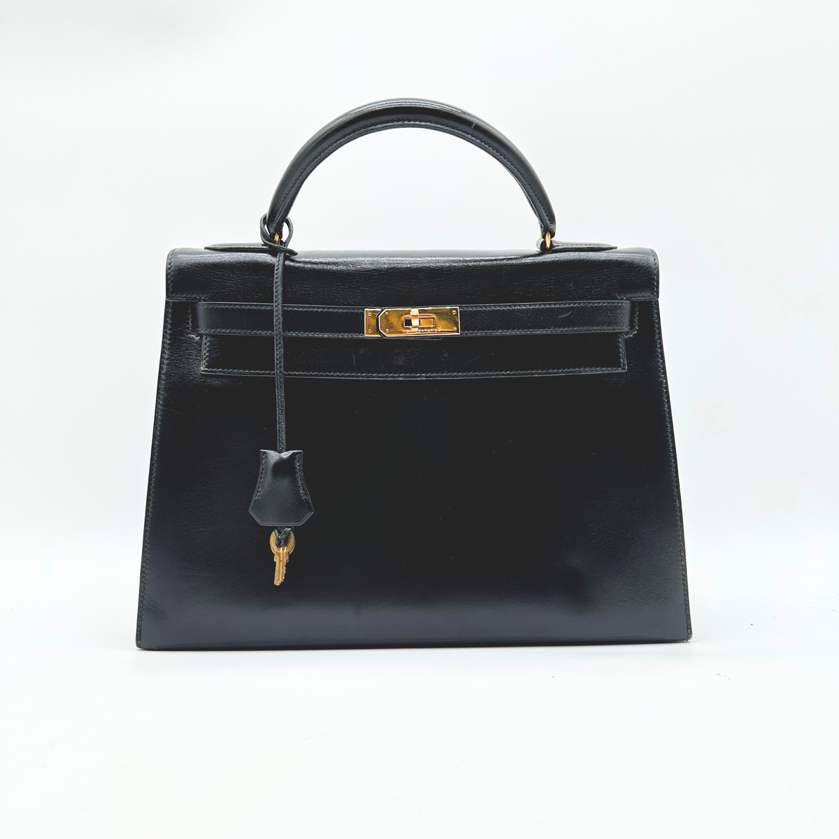 Hermès – Kelly 32 Box Calf Noir