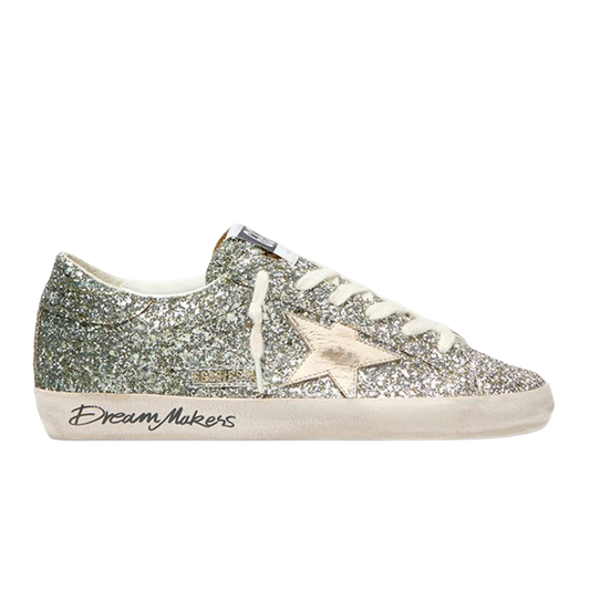 Golden Goose - Super Star Glitter Upper Toe Tongue And Heel Laminated Star