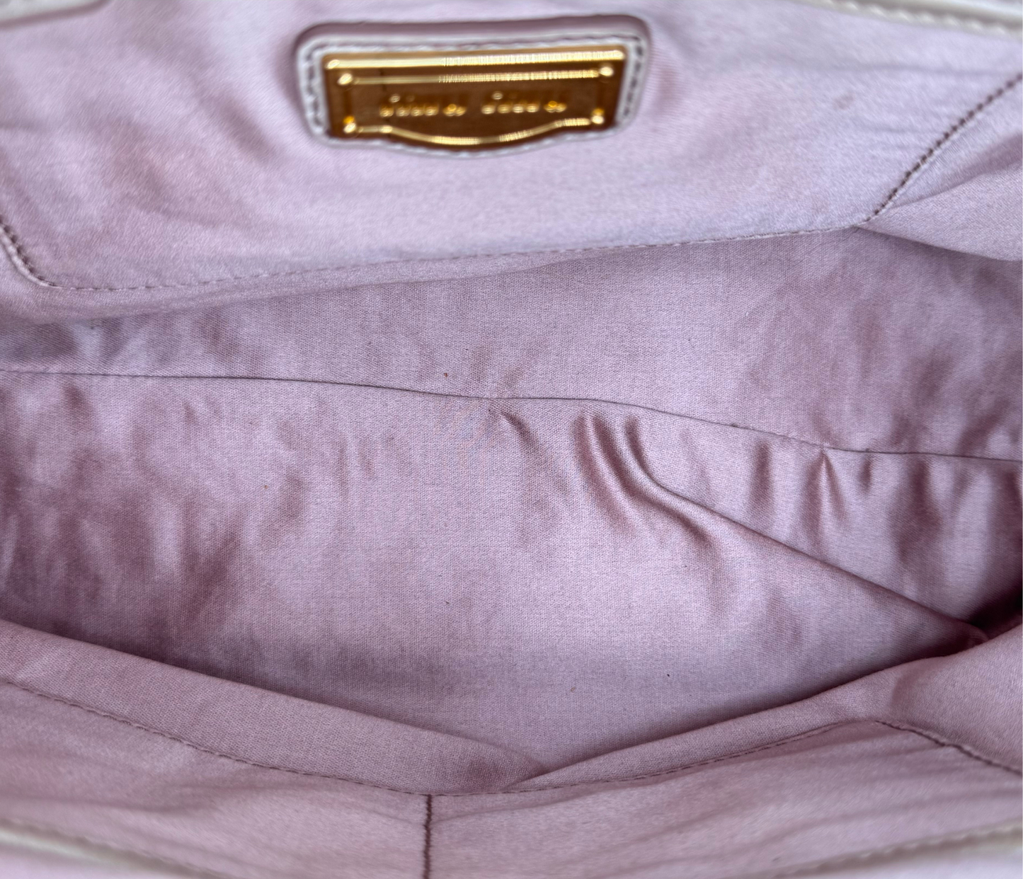 Miu Miu – Bow Bag en cuir beige