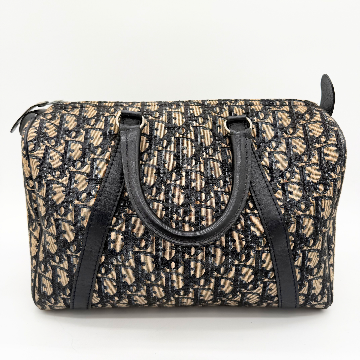 Dior Boston 30 toile Monogram bleu