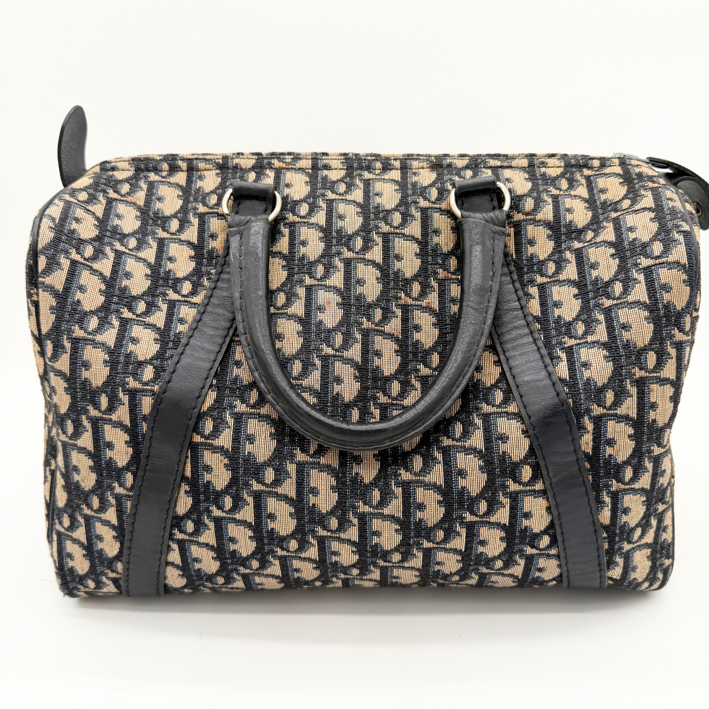 Dior Boston 30 toile Monogram bleu