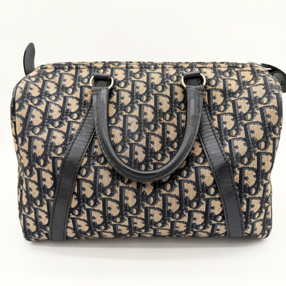 Dior Boston 30 toile Monogram bleu