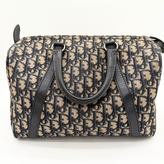 Dior Boston 30 toile Monogram bleu