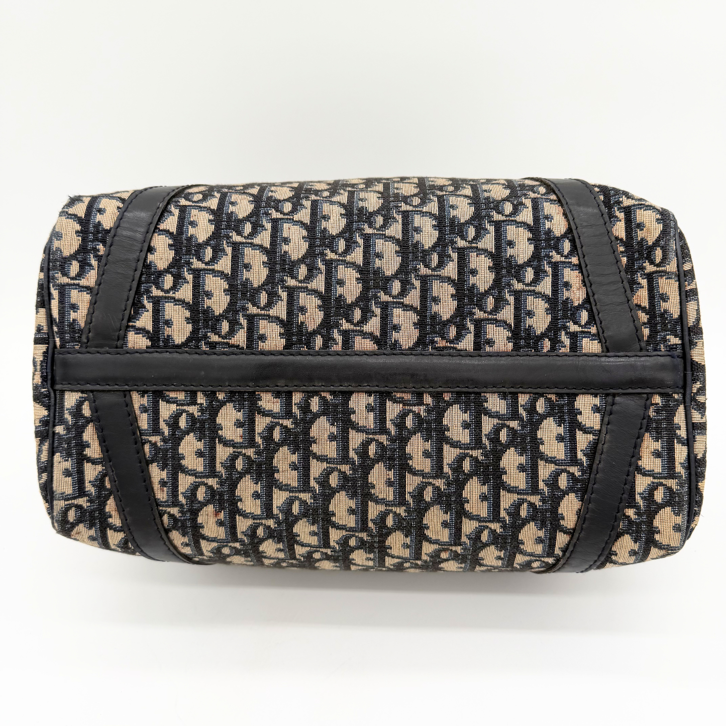 Dior Boston 30 toile Monogram bleu