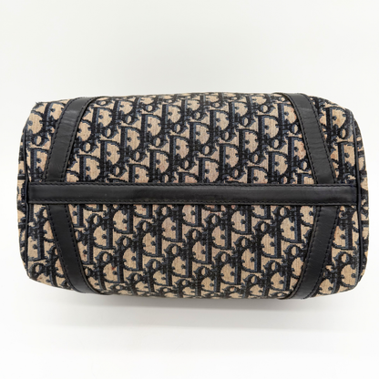Dior Boston 30 toile Monogram bleu