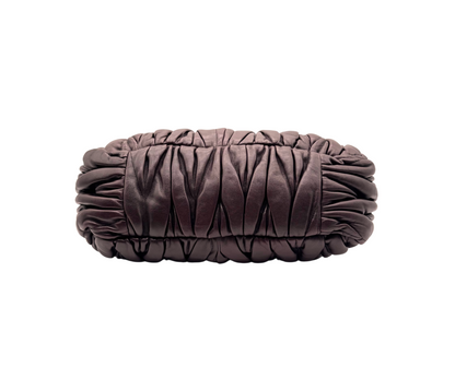 Miu Miu - Sac à main matelassé marron