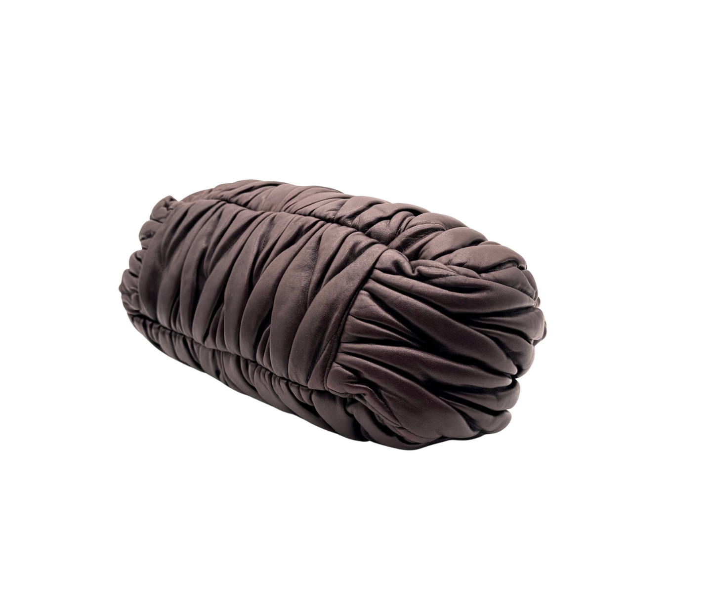 Miu Miu - Sac à main matelassé marron