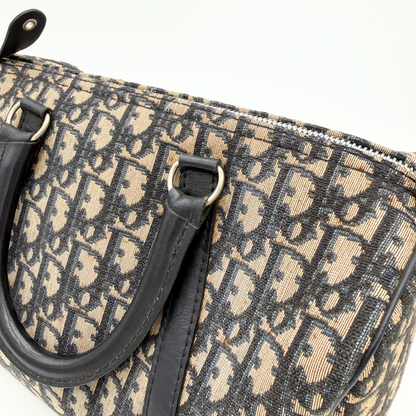 Dior Boston 30 toile Monogram bleu