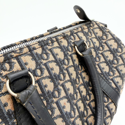 Dior Boston 30 toile Monogram bleu