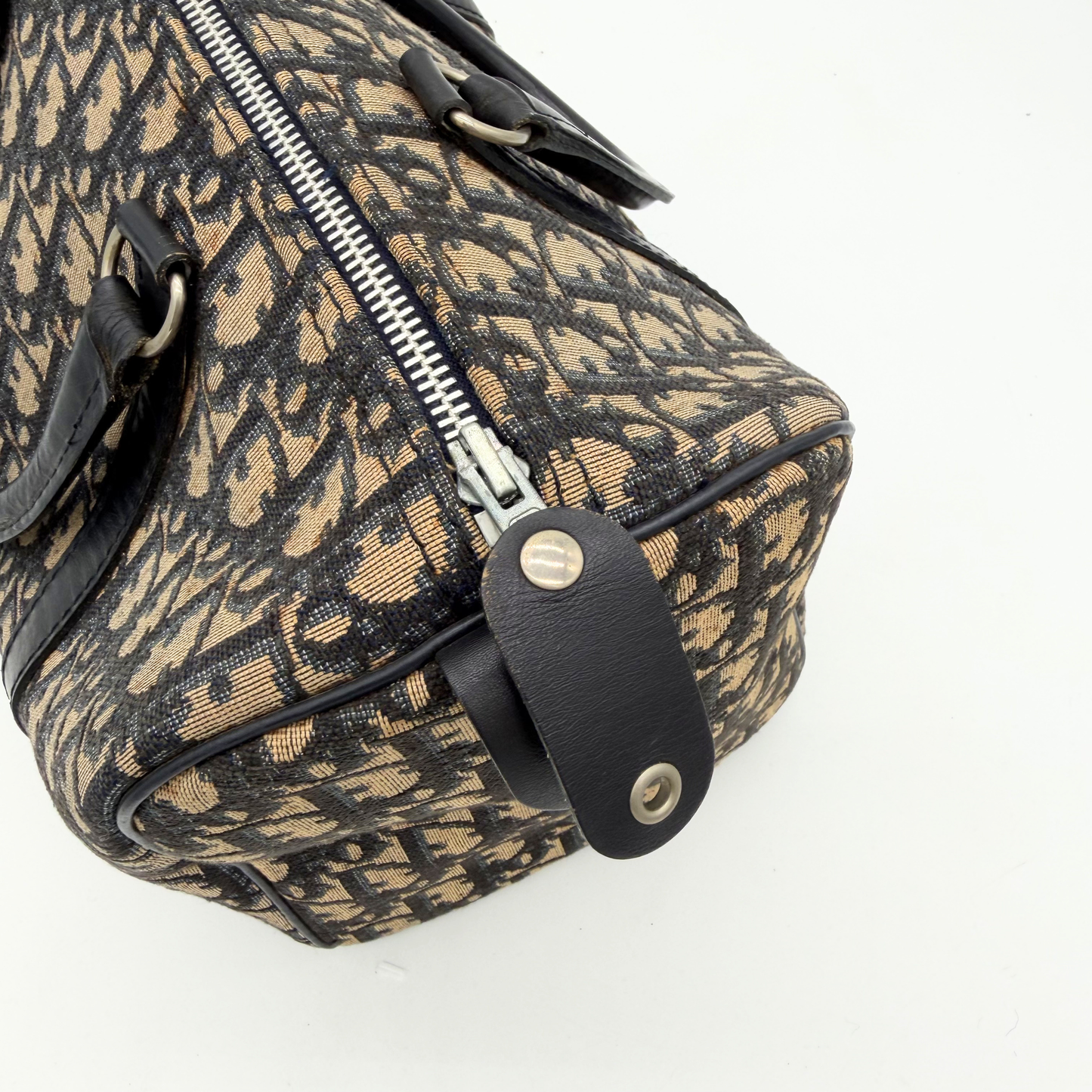 Dior Boston 30 toile Monogram bleu
