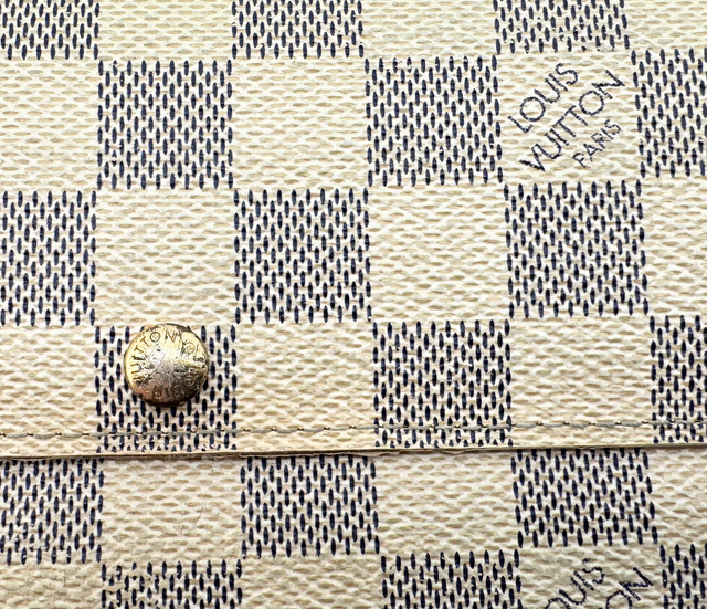 Portefeuille Louis Vuitton Damier Azur