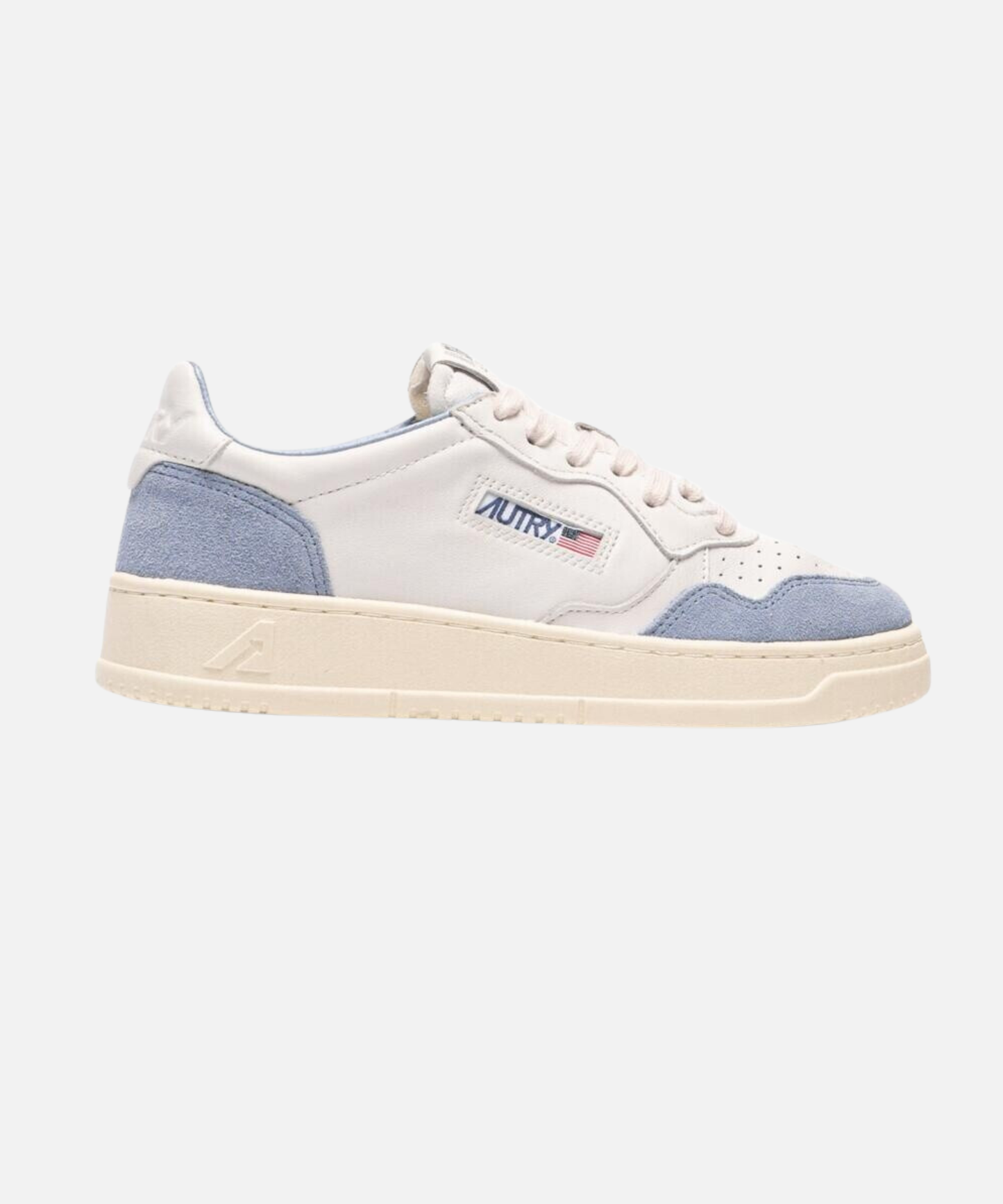 Autry Medalist Low White And Light Blue