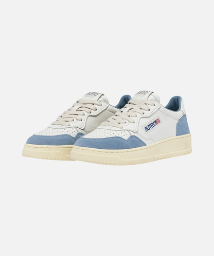 Autry Medalist Low White And Light Blue