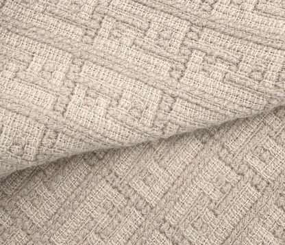 FENDI – Écharpe Laine Beige