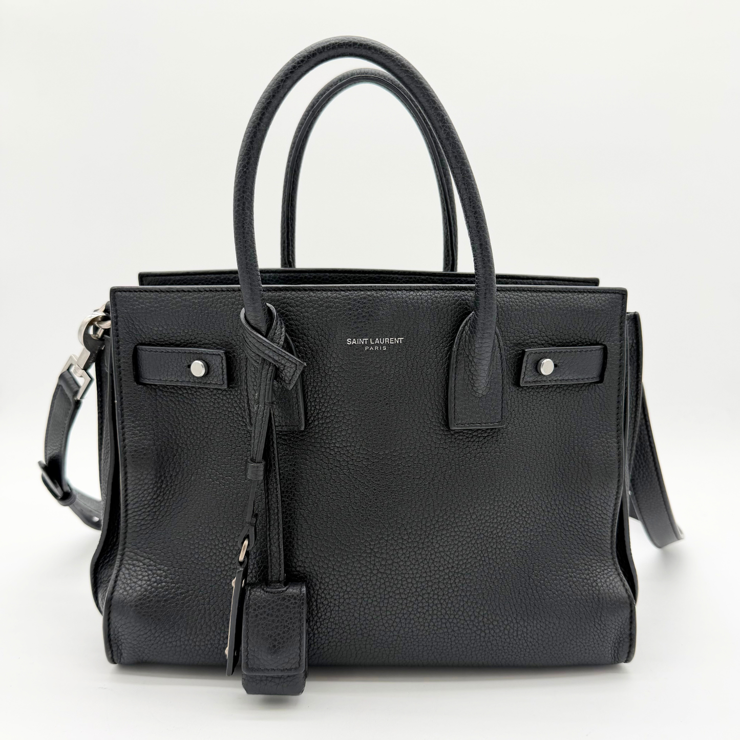 Saint Laurent – Baby Sac de Jour Cuir Grainé Noir