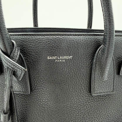 Saint Laurent – Baby Sac de Jour Cuir Grainé Noir