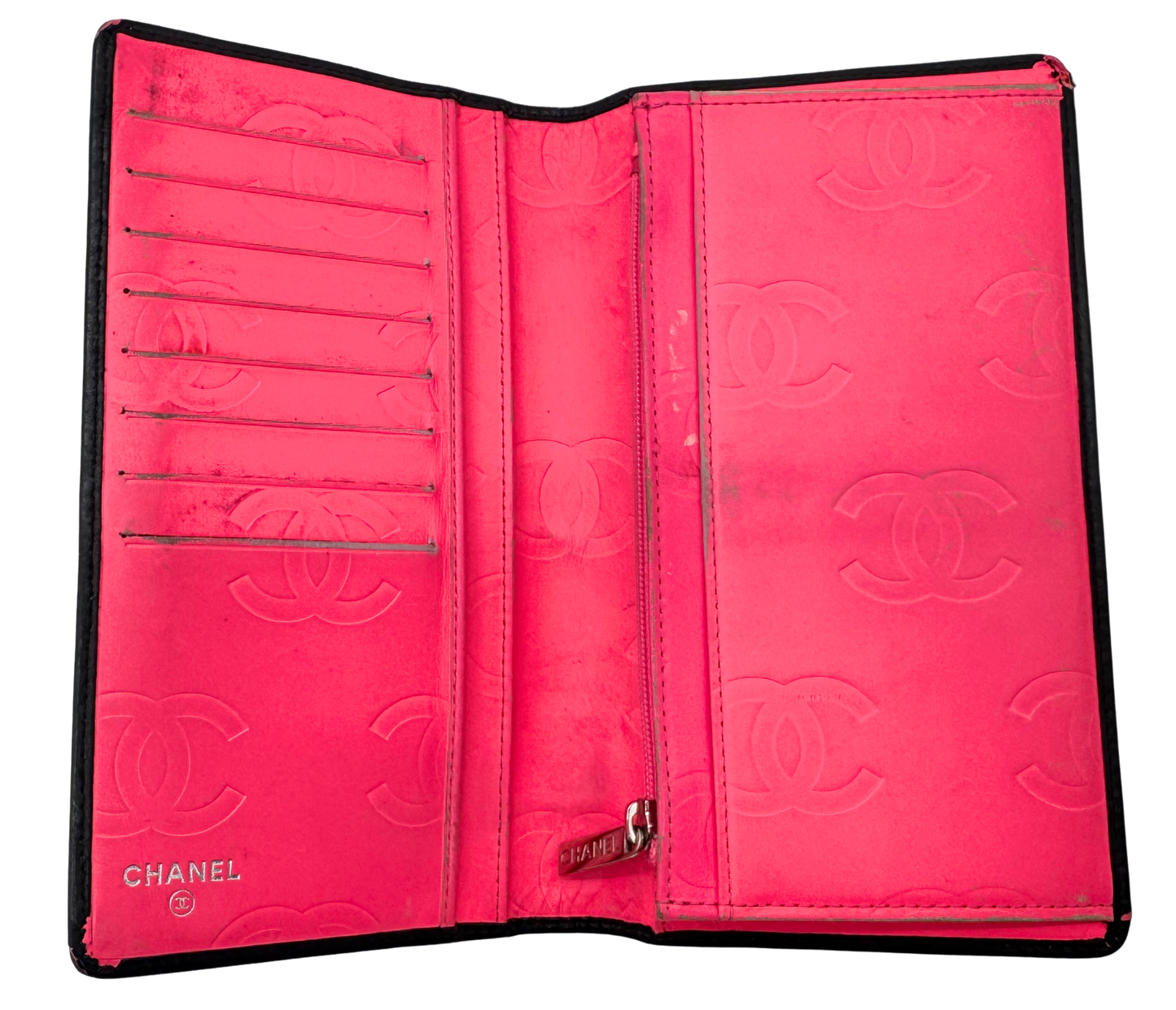 CHANEL – Long Wallet Matelassé CC