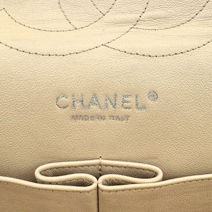 Chanel – Timeless Jumbo Double Flap 30 cm Cuir d’Agneau Beige