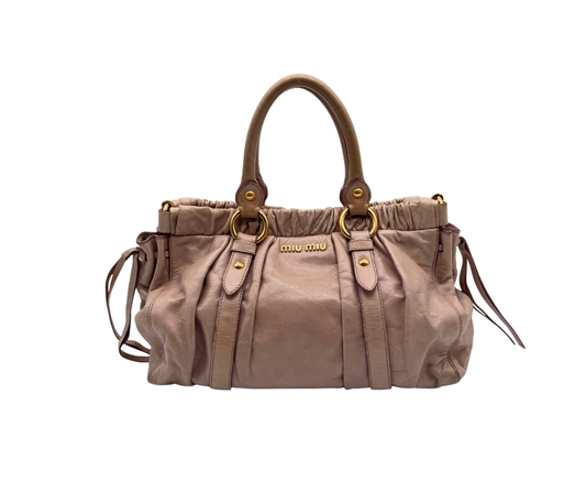 Miu Miu – Sac en Cuir Rose