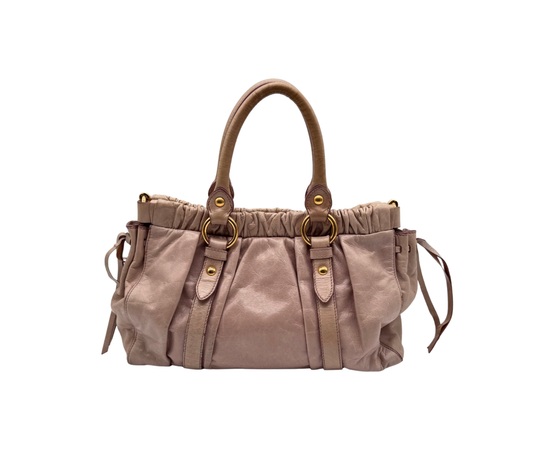 Miu Miu – Bolso de piel rosa