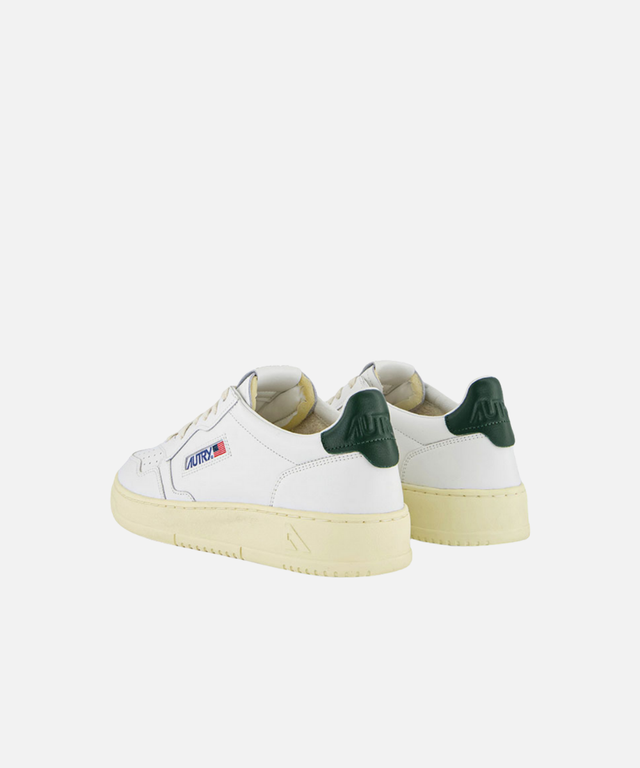 Autry Medalist Low White & Mountain Leather
