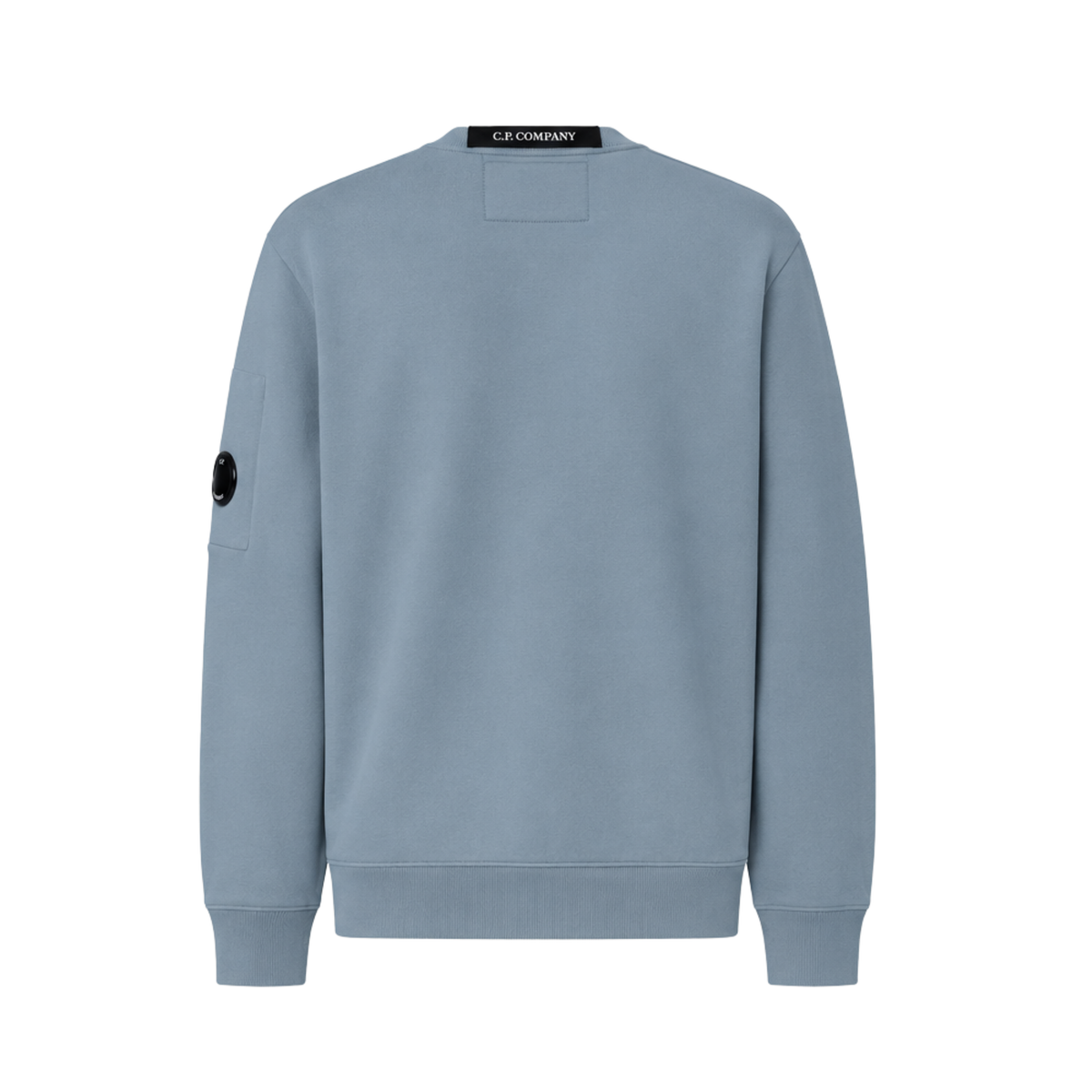Sweat CP Company Diagonal Raised Fleece Lens Crewneck Blue