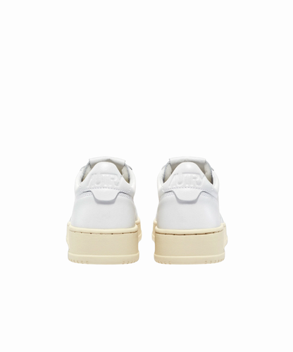 Autry Medalist Low White Leather