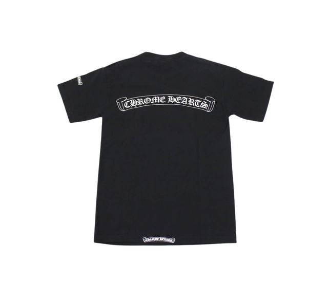 Chrome Hearts – Back Arch Logo Print Pocket Tee – Size S