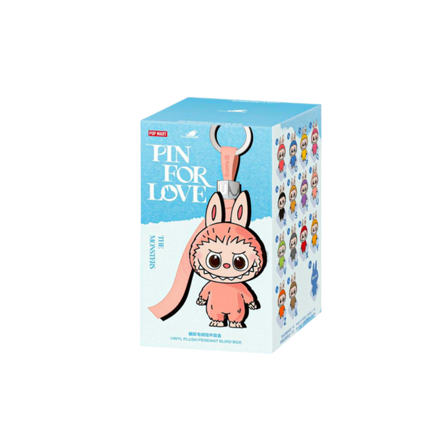 Pop Mart Labubu The Monsters Pin for Love Series Vinyl Plush Pendant (N-Z) Sealed Case