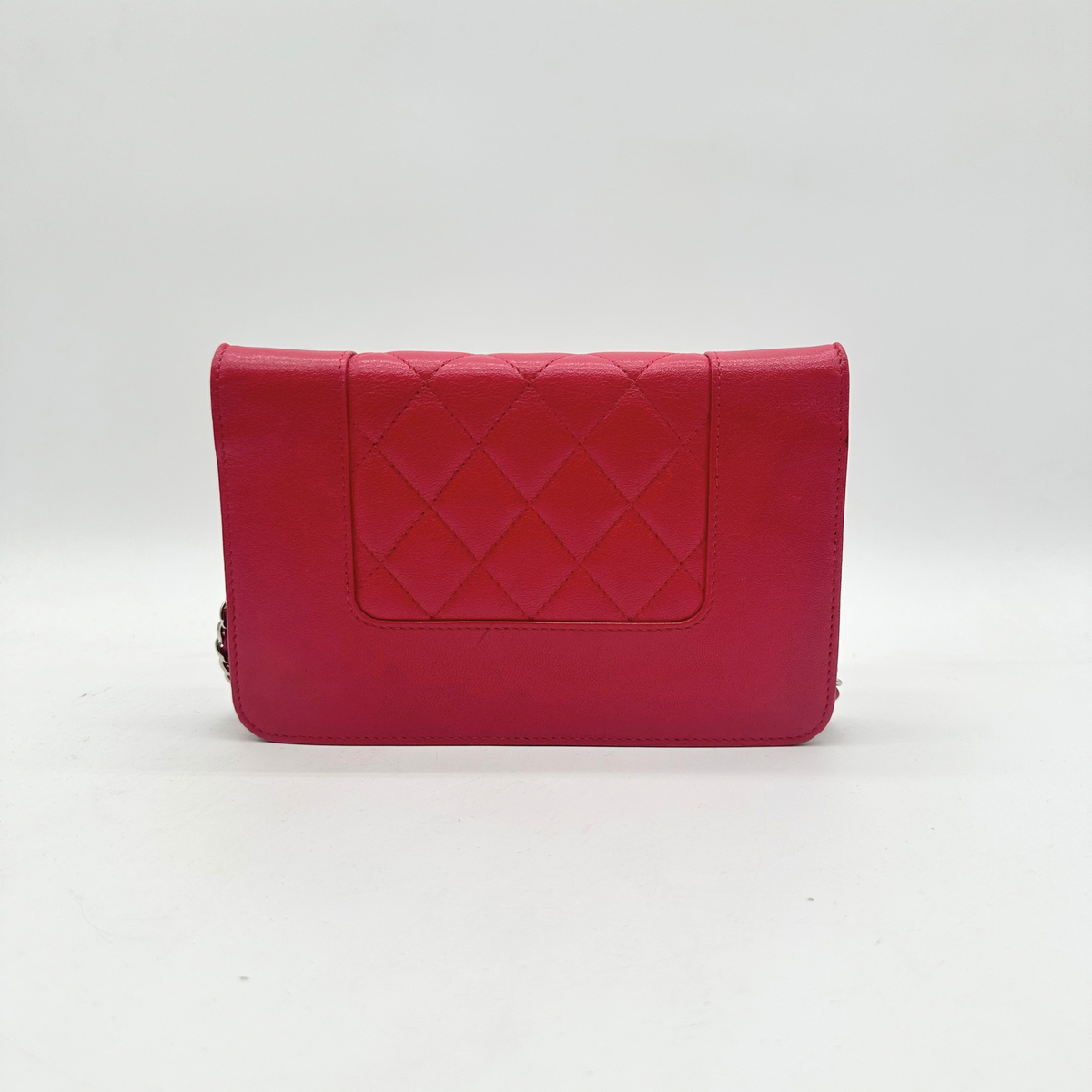 Chanel – Wallet on Chain Cuir Framboise