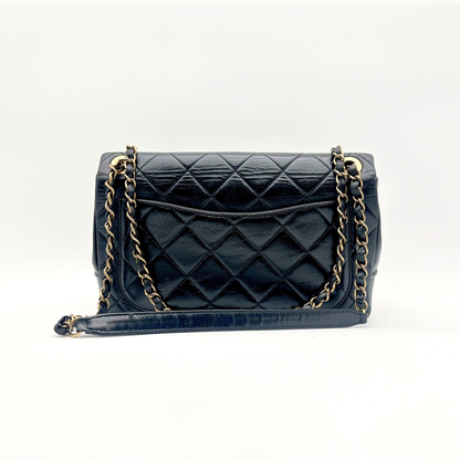 Chanel – Single Flap Agneau Noir