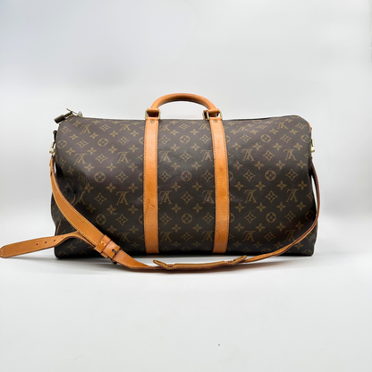 Louis Vuitton Keepall Bandoulière 50 – Sac de Voyage en Toile