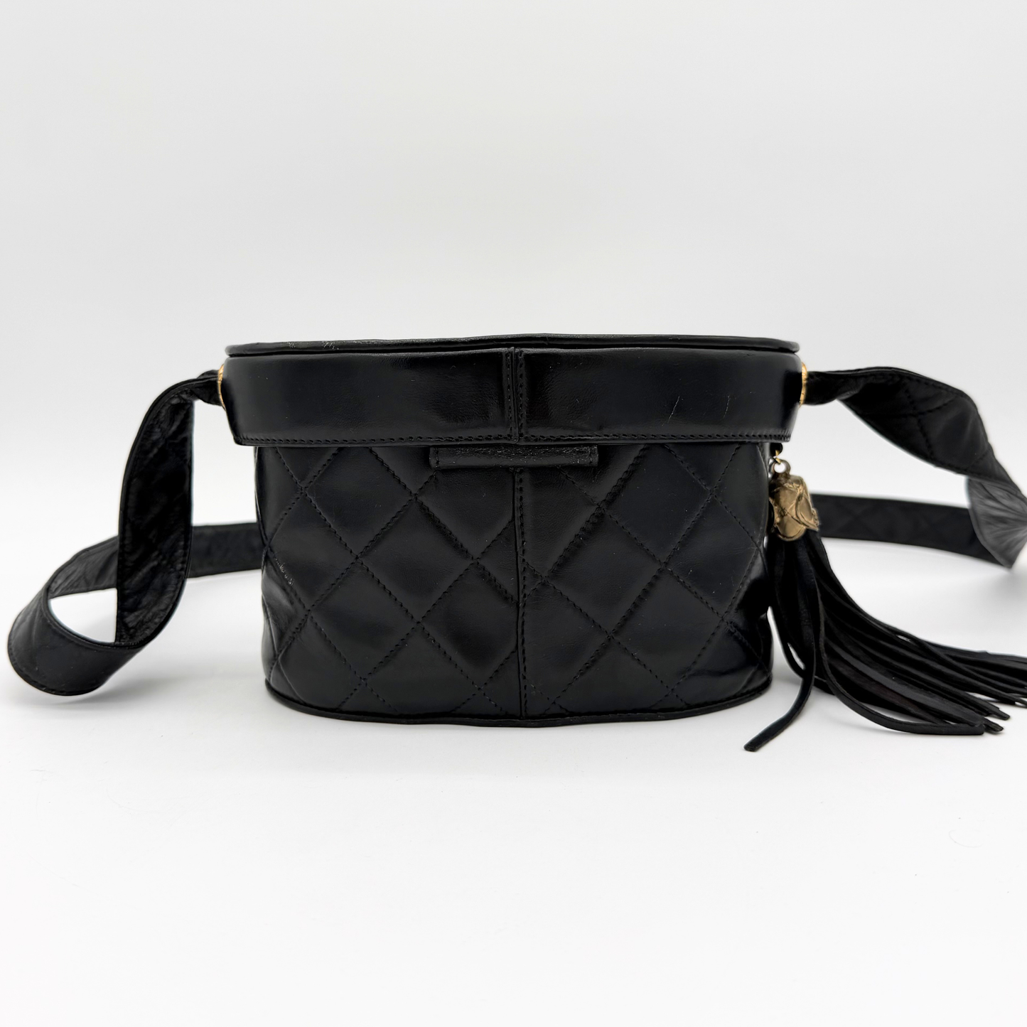 Chanel – Vanity Vintage Cuir Noir