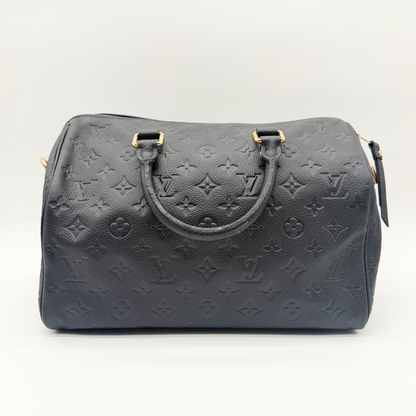 Louis Vuitton – Speedy 30 Empreinte Bleu Marine
