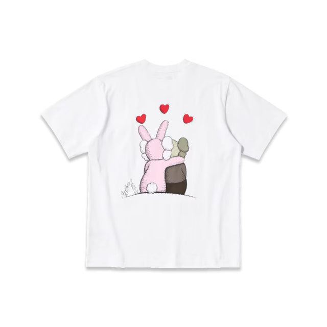 KAWS x Uniqlo Warhol UT Graphic T-shirt White Pink