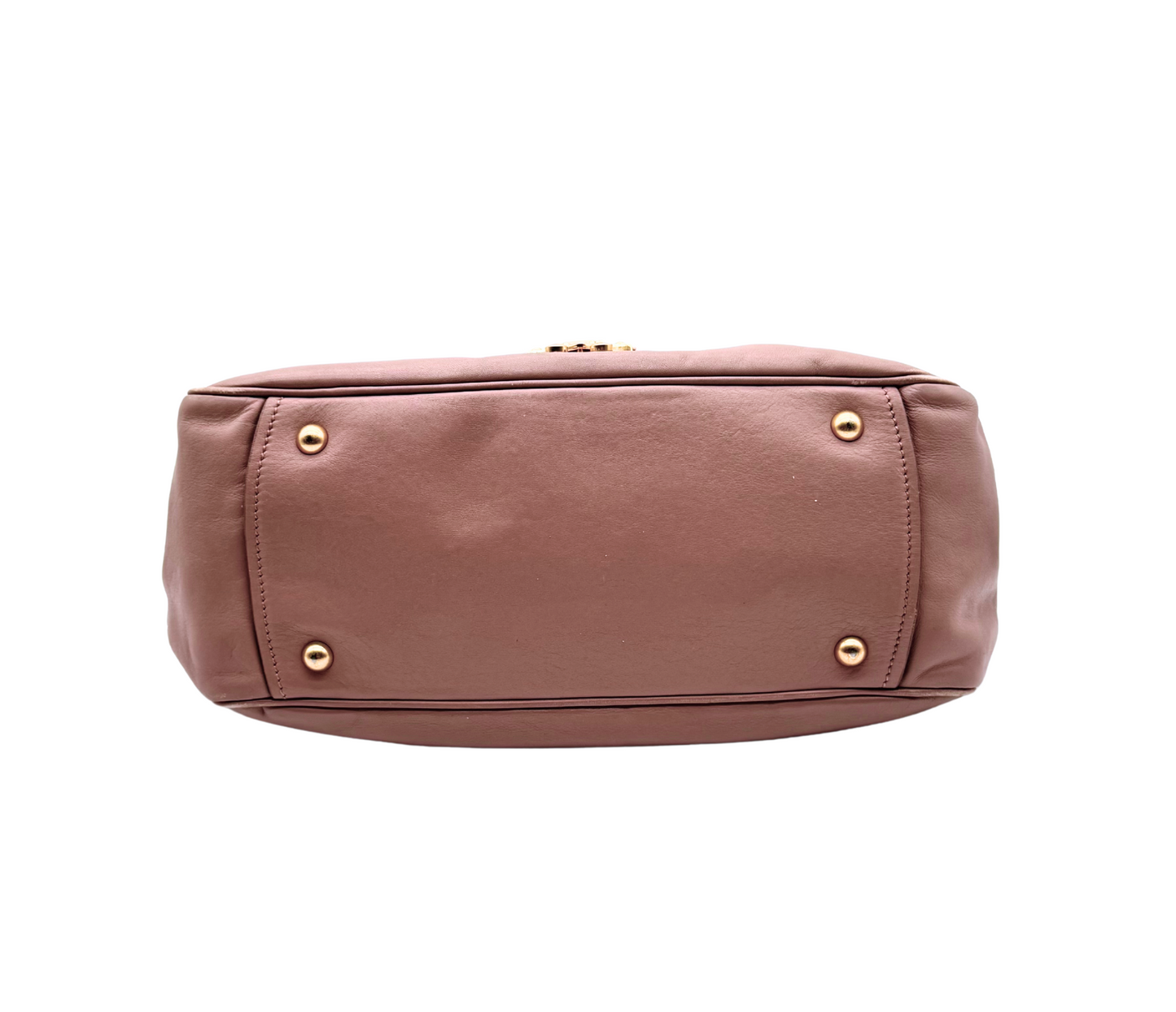 Miu Miu – Sac à main en cuir rose