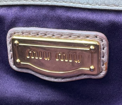 Miu Miu – Sac Matelassé Rose
