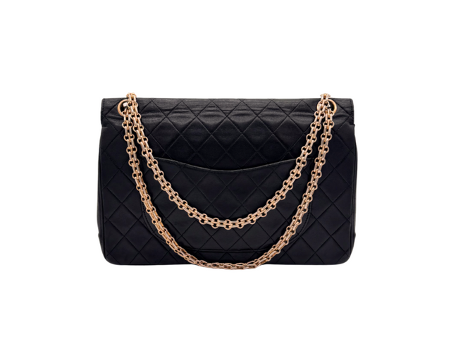 Chanel – Sac Timeless Classique en Cuir d’Agneau Noir