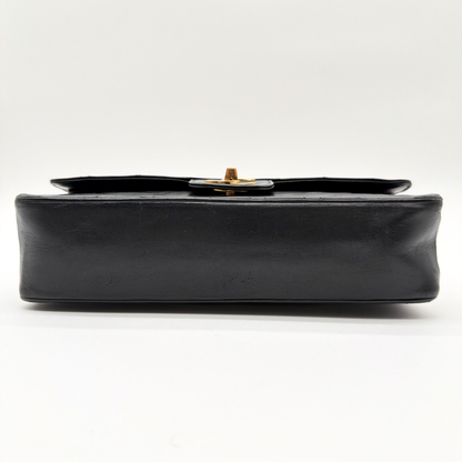 Chanel – Timeless Double Flap 25 cm Cuir d'Agneau Noir